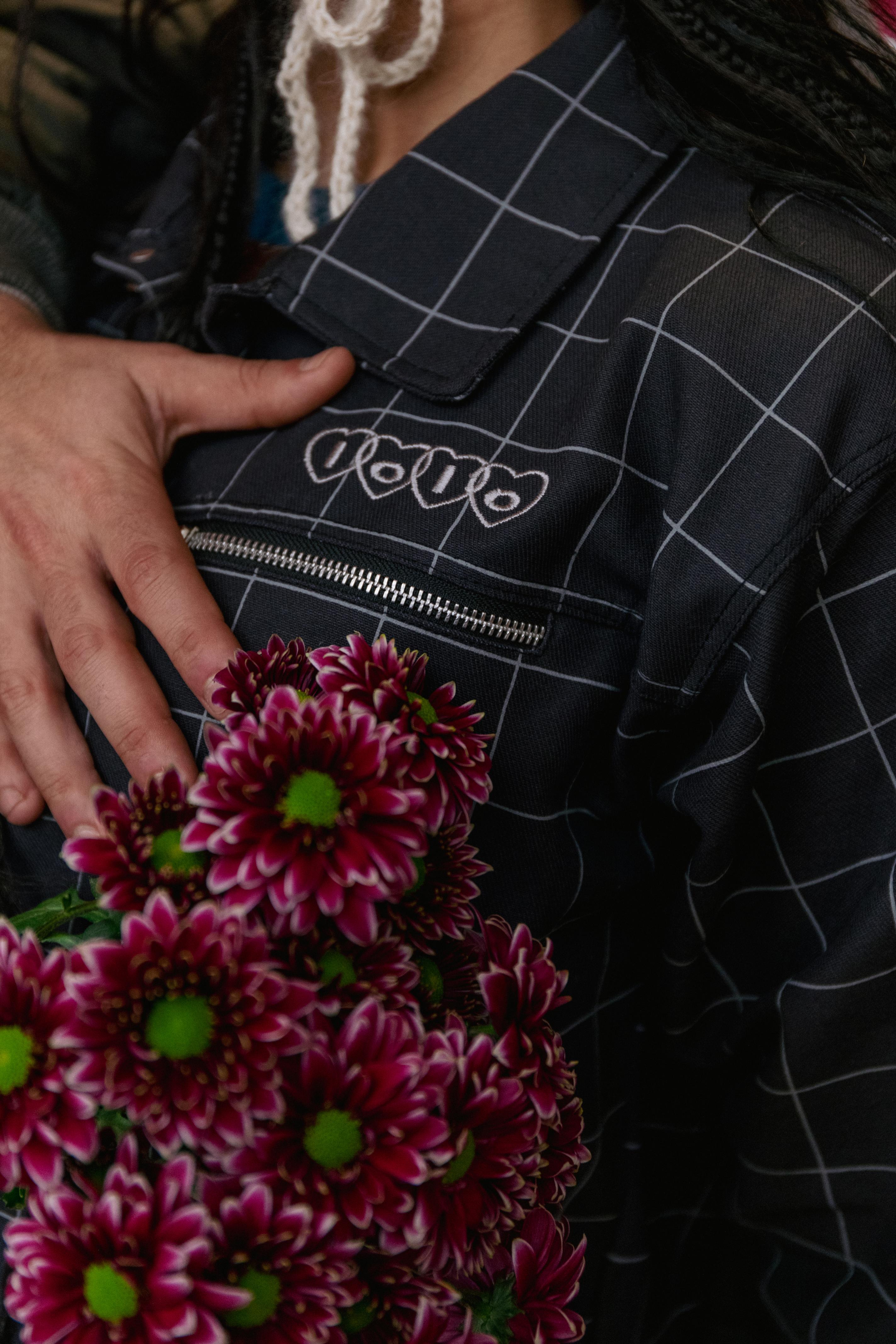 Denim Checkered Jacket